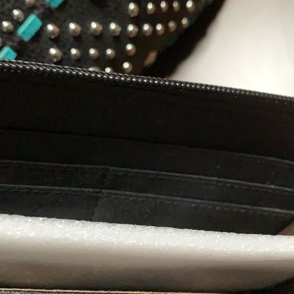 - Montana West Black Diamond Handbag and Wallet Set - Picture 14 of 16